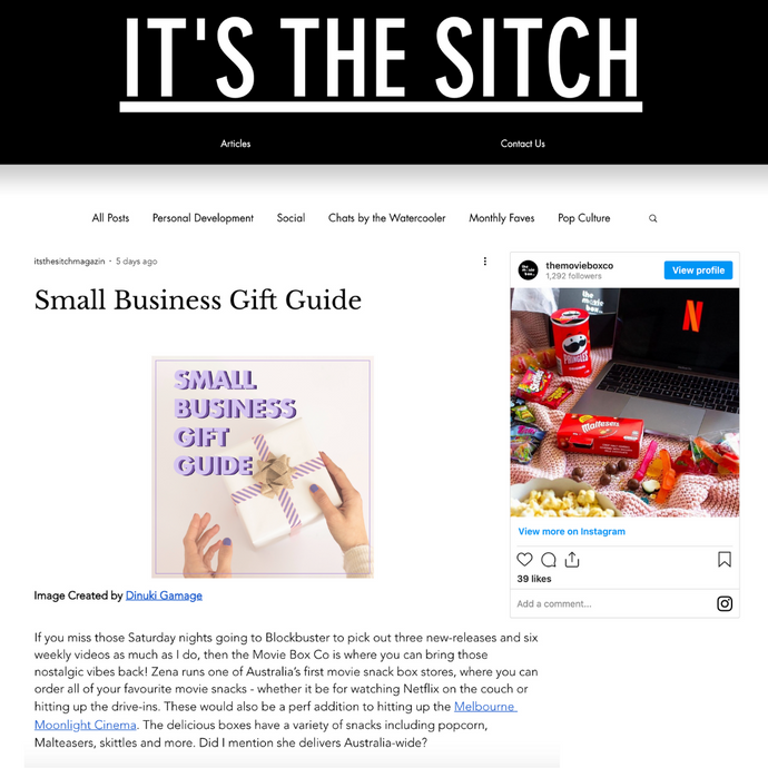 Small Business Gift Guide Feature @itsthestitchmagazine